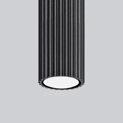 Carbon kattovalaisin, musta, korkeus 10 cm, alumiinia