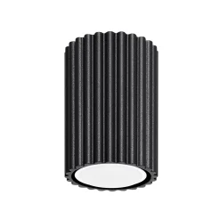 Carbon kattovalaisin, musta, korkeus 10 cm, alumiinia