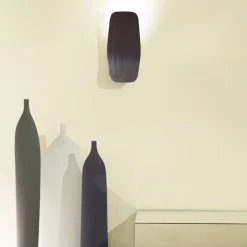Casablanca Ashiya LED-seinävalaisin, titaanimusta