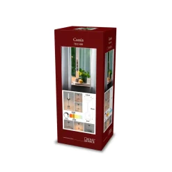 Cassis LED-ladattava pöytävalaisin, hopeanvärinen, alumiini, IP54, CCT-arvo