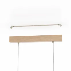 Castralvo riippuvalaisin, pituus 115 cm, puu/kamari, 5-valo, lasi