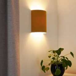 Celine seinävalaisin, Soro, sinapinkeltainen, kangas, E27
