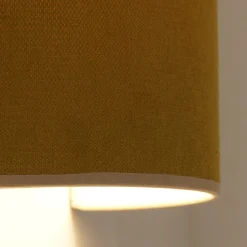 Celine seinävalaisin, Soro, sinapinkeltainen, kangas, E27
