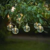 Chania aurinkokäyttöinen LED-valoketju, 8 lamppua