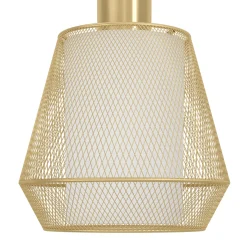 Ciudadela-pöytävalaisin, korkeus 50 cm, musta/messinki, teräs