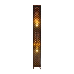 Clarke lattiavalaisin, musta/kultainen lehti, korkeus 118 cm, kangasvärinen