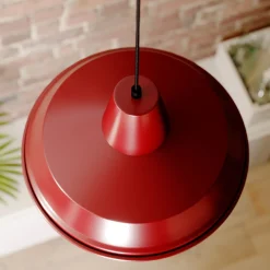 CLASS riippuvalaisin, punainen/valkoinen, Ø 36 cm, metalli