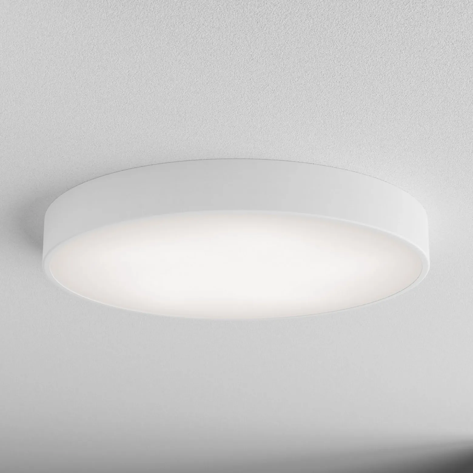 Cleo kattovalaisin, Ø 60 cm, IP20, valkoinen, metalli, E27