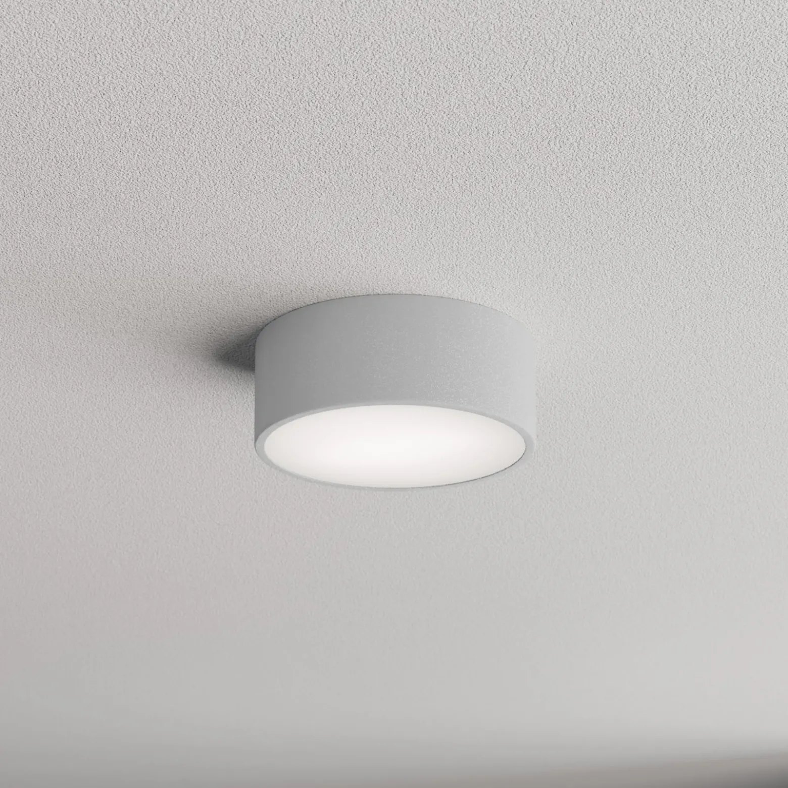 Cleo 200 kattovalaisin, harmaa, anturi, IP20, Ø 20 cm, E27