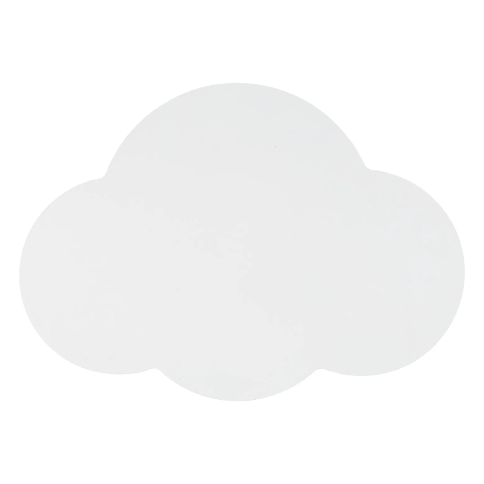 Cloud seinävalaisin, valkoinen, teräs, epäsuora valo, 38 x 27 cm