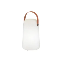 Collgar ladattava LED-pöytävalaisin, valkoinen, korkeus 21 cm