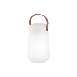 Collgar LED ladattava pöytävalaisin, valkoinen, korkeus 26 cm