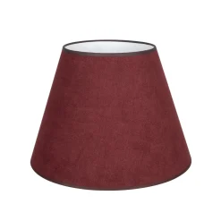 Cone-varjostin, tummanpunainen, korkeus 30 cm, kangas
