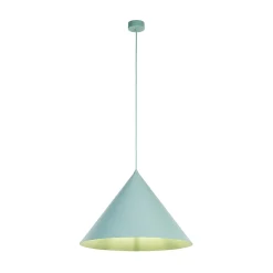 Cono-riippuvalaisin, 1-lamppuinen, Ø 50 cm, minttu, E27