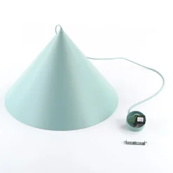 Cono-riippuvalaisin, 1-lamppuinen, Ø 50 cm, minttu, E27