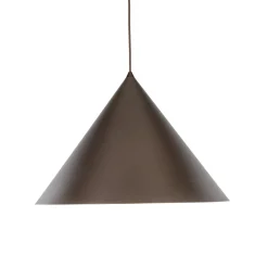 Cono-riippuvalaisin, 1-lamppuinen, Ø 50 cm, ruskea, E27