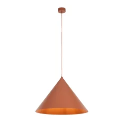 Cono-riippuvalaisin, 1-lamppuinen, Ø 50 cm, terrakotta, E27