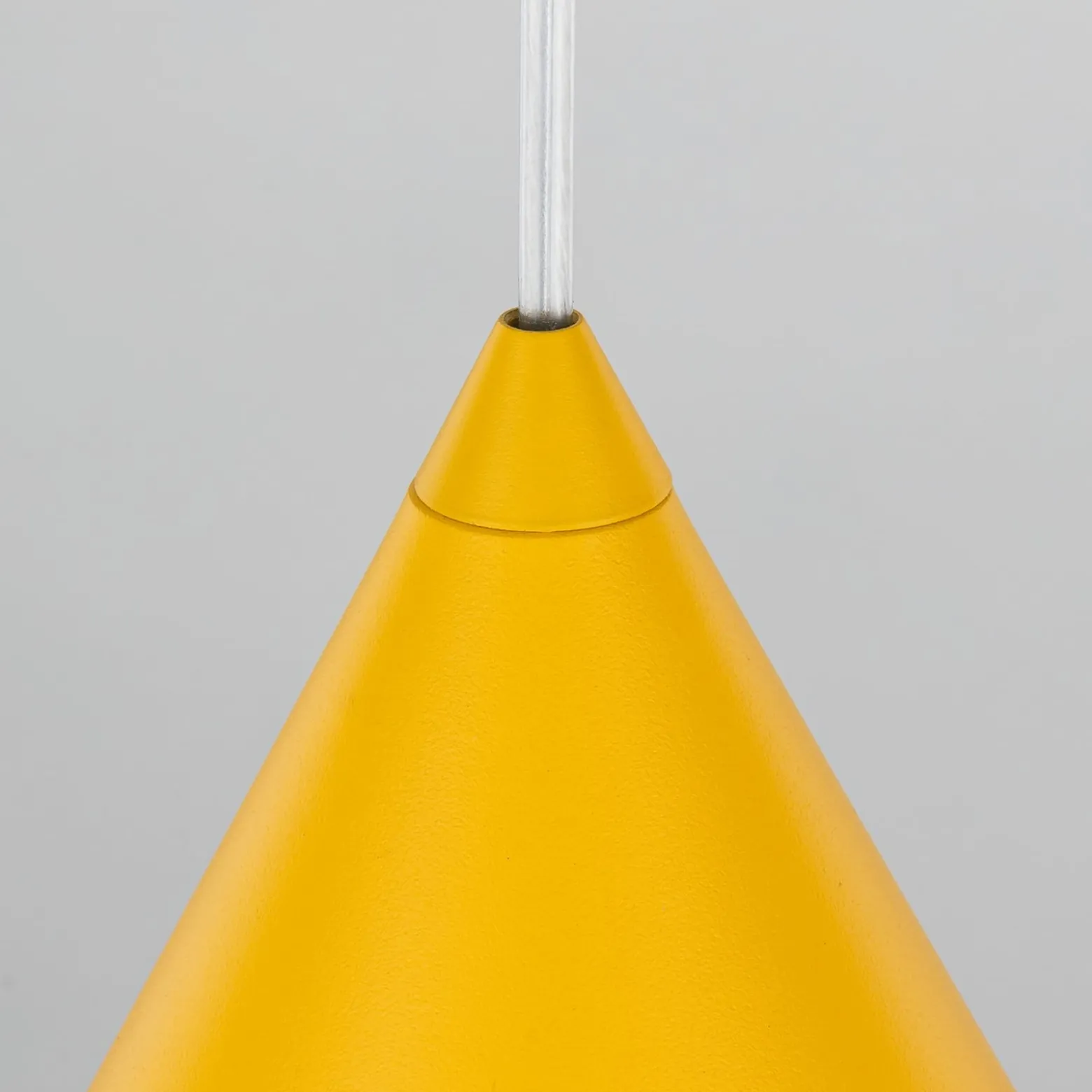 Cono-riippuvalaisin, 1-lamppuinen, halkaisija 27 cm, keltainen, E27