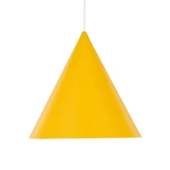 Cono-riippuvalaisin, 1-lamppuinen, halkaisija 27 cm, keltainen, E27