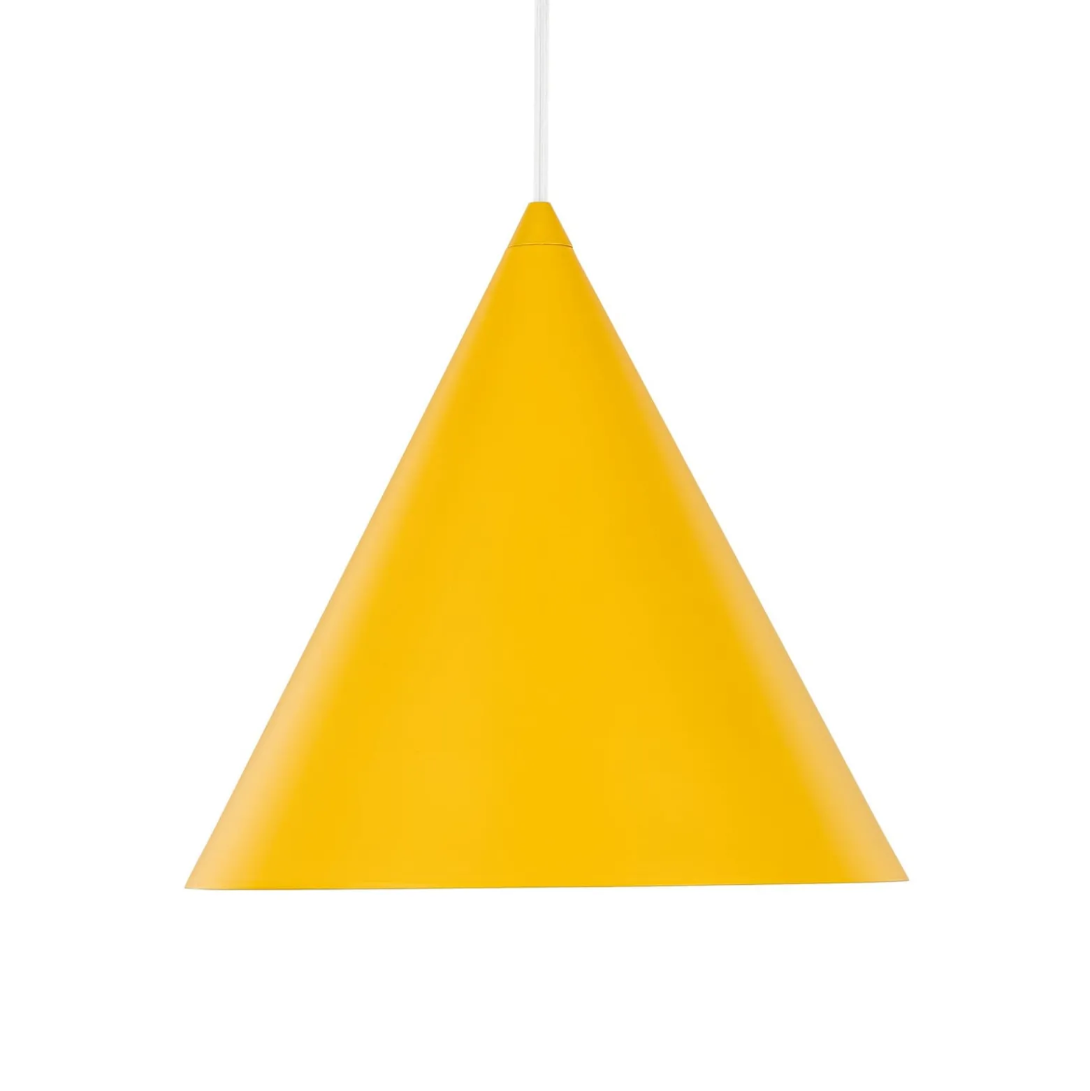 Cono-riippuvalaisin, 1-lamppuinen, halkaisija 27 cm, keltainen, E27