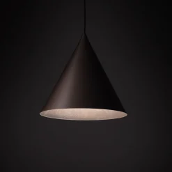 Cono-riippuvalaisin, 1-lamppuinen, halkaisija 27 cm, pronssinvärinen