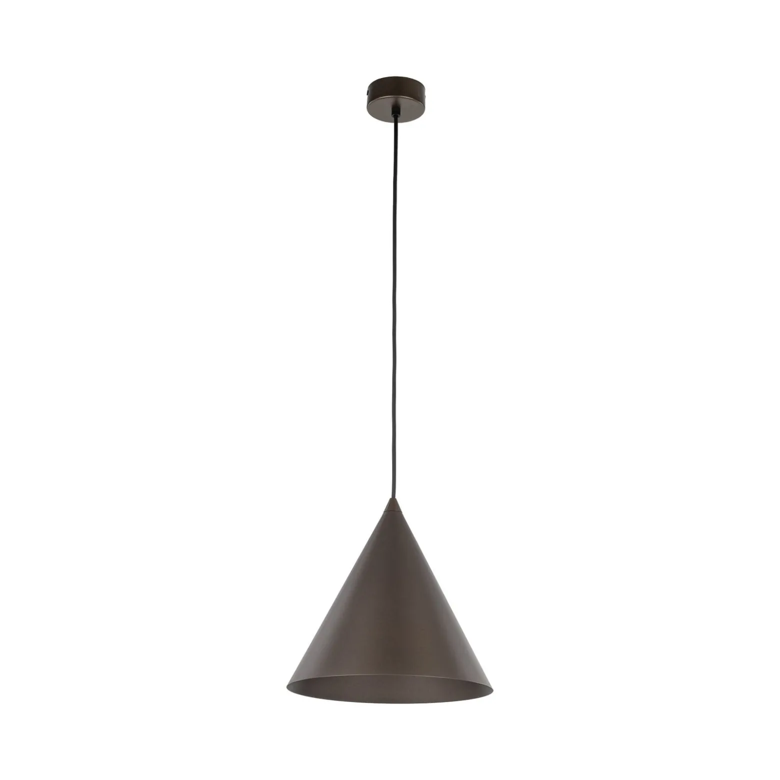 Cono-riippuvalaisin, 1-lamppuinen, halkaisija 27 cm, pronssinvärinen
