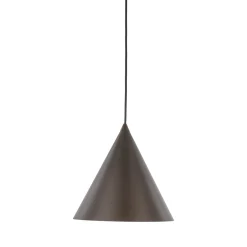 Cono-riippuvalaisin, 1-lamppuinen, halkaisija 27 cm, pronssinvärinen