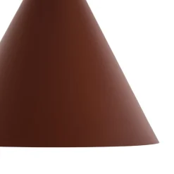 Cono-riippuvalaisin, 1-lamppuinen, halkaisija 27 cm, tiilenpunainen