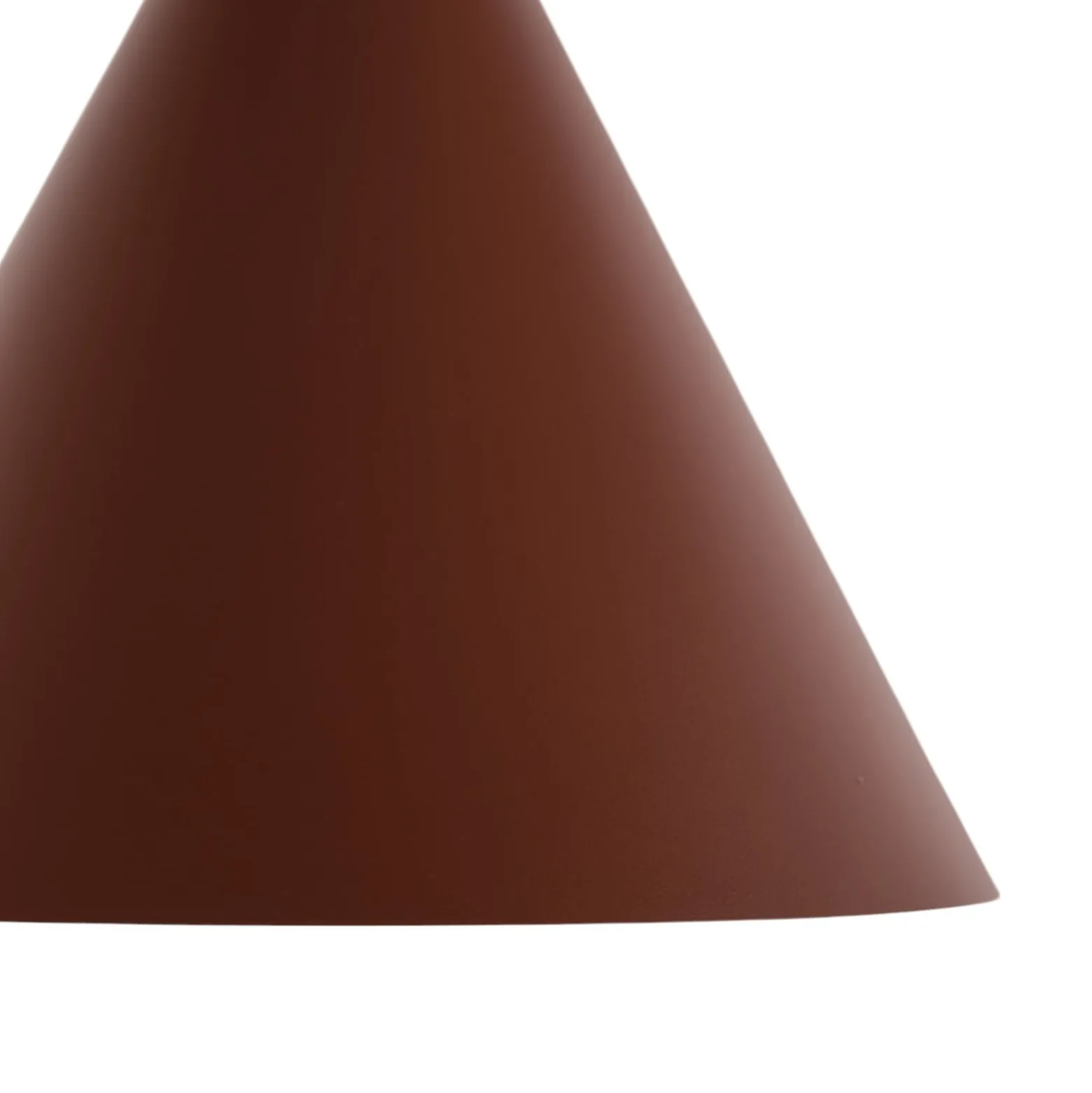 Cono-riippuvalaisin, 1-lamppuinen, halkaisija 27 cm, tiilenpunainen