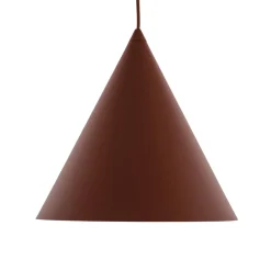 Cono-riippuvalaisin, 1-lamppuinen, halkaisija 27 cm, tiilenpunainen