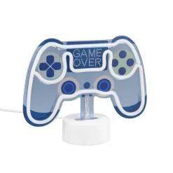 Control LED-pöytävalaisin, sininen, leveys 22,8 cm, muovia