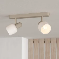 Corato kattovalaisin, hiekka/nikkeli/opal, 2-valo.