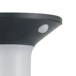 Corbezzola LED aurinko ulkoseinävalaisin, musta, anturi