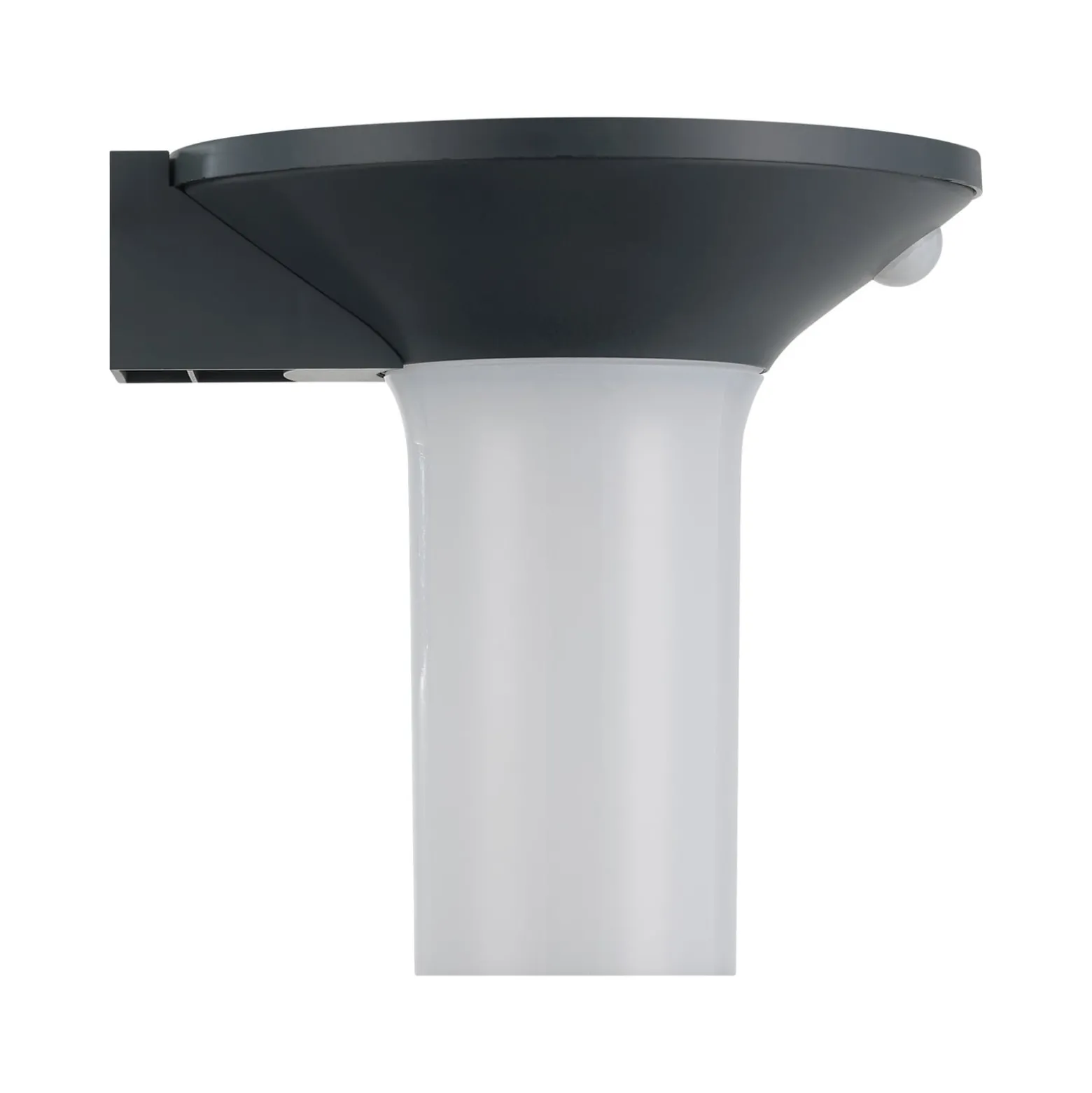 Corbezzola LED aurinko ulkoseinävalaisin, musta, anturi