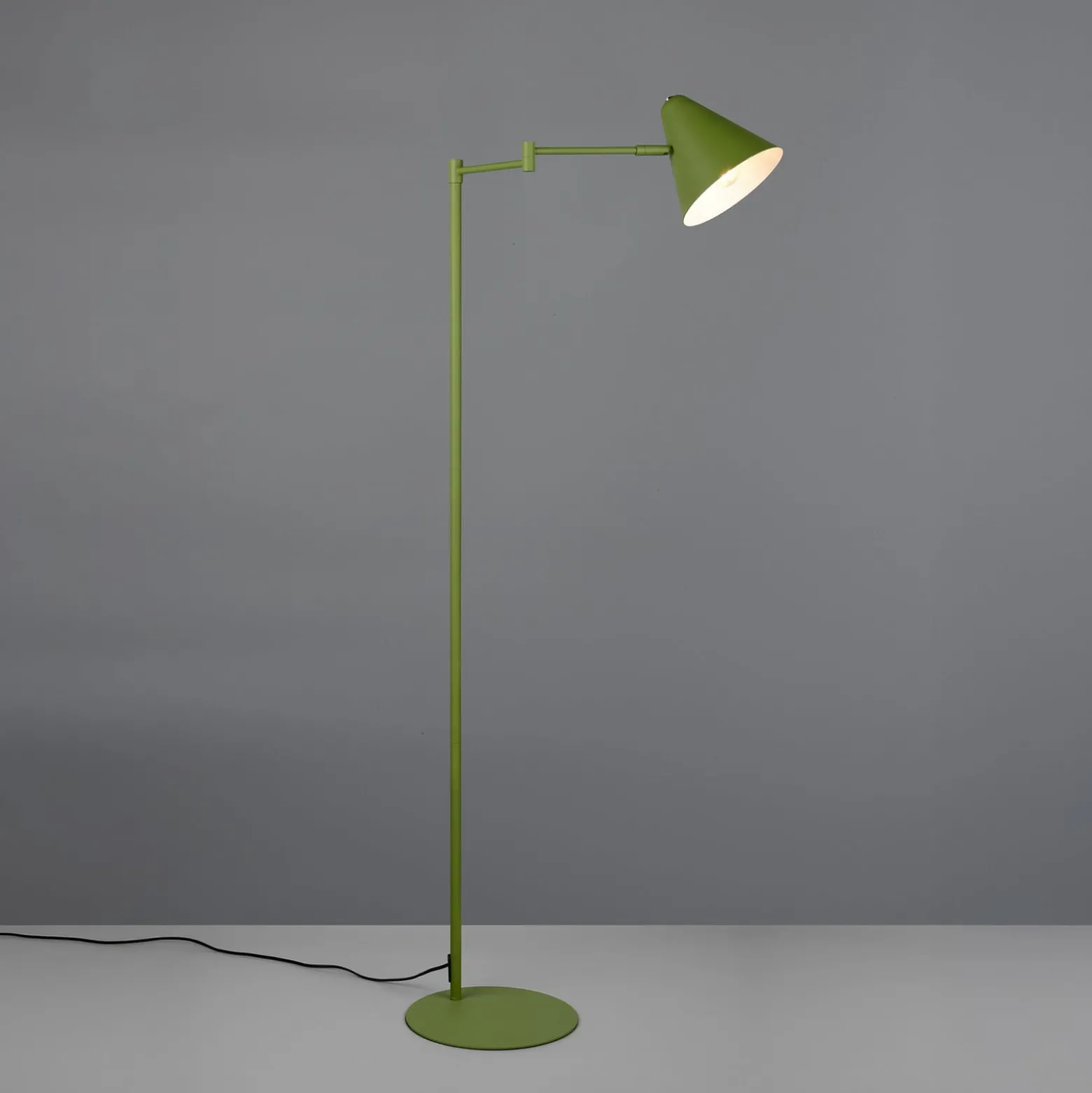 Cosima-maavalaisin, vihreä, korkeus 126 cm, metalli