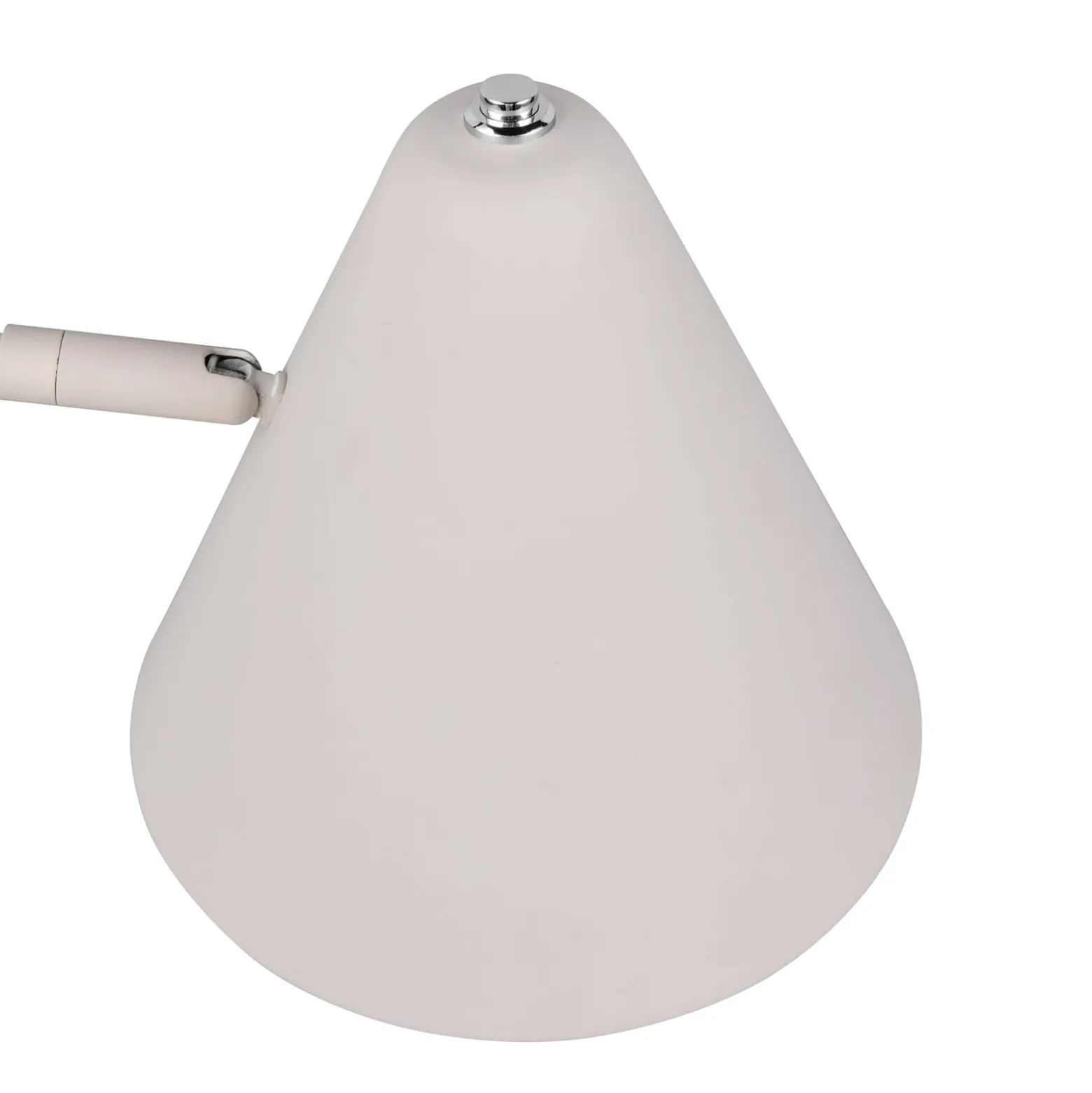 Cosima-seinävalaisin, vaaleanharmaa, ulkonema 54 cm, metalli