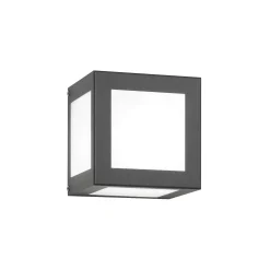 Cubic ulkoseinävalaisin Cubo, antrasiitti