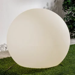 Cumulus XL -pallovalaisin, halkaisija 80 cm, valkoinen, muovi, IP44, E27