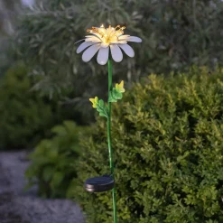 Daisy-LED-aurinkovalo, päivänkakkaran muotoinen