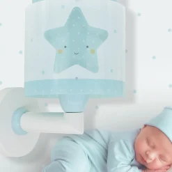 Dalber Baby Dreams -seinävalaisin, pistoke sininen