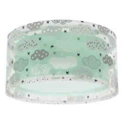 Dalber CLOUD GREEN -kattovalaisin, halkaisija 33 cm, vihreä