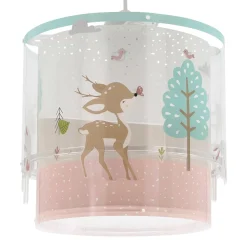 Dalberin lastenhuoneen riippuvalaisin LOVING DEER, kauriimotiivi