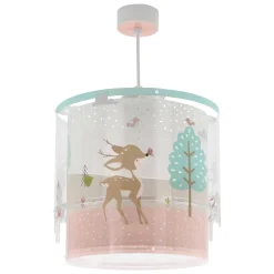 Dalberin lastenhuoneen riippuvalaisin LOVING DEER, kauriimotiivi
