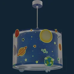 Dalberin PLANETS-lasten riippuvalaisin, jossa on kuvio