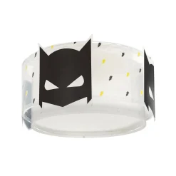 Dalber-kattovalaisin DARK HERO, valkoinen/musta, Ø 33 cm, E27