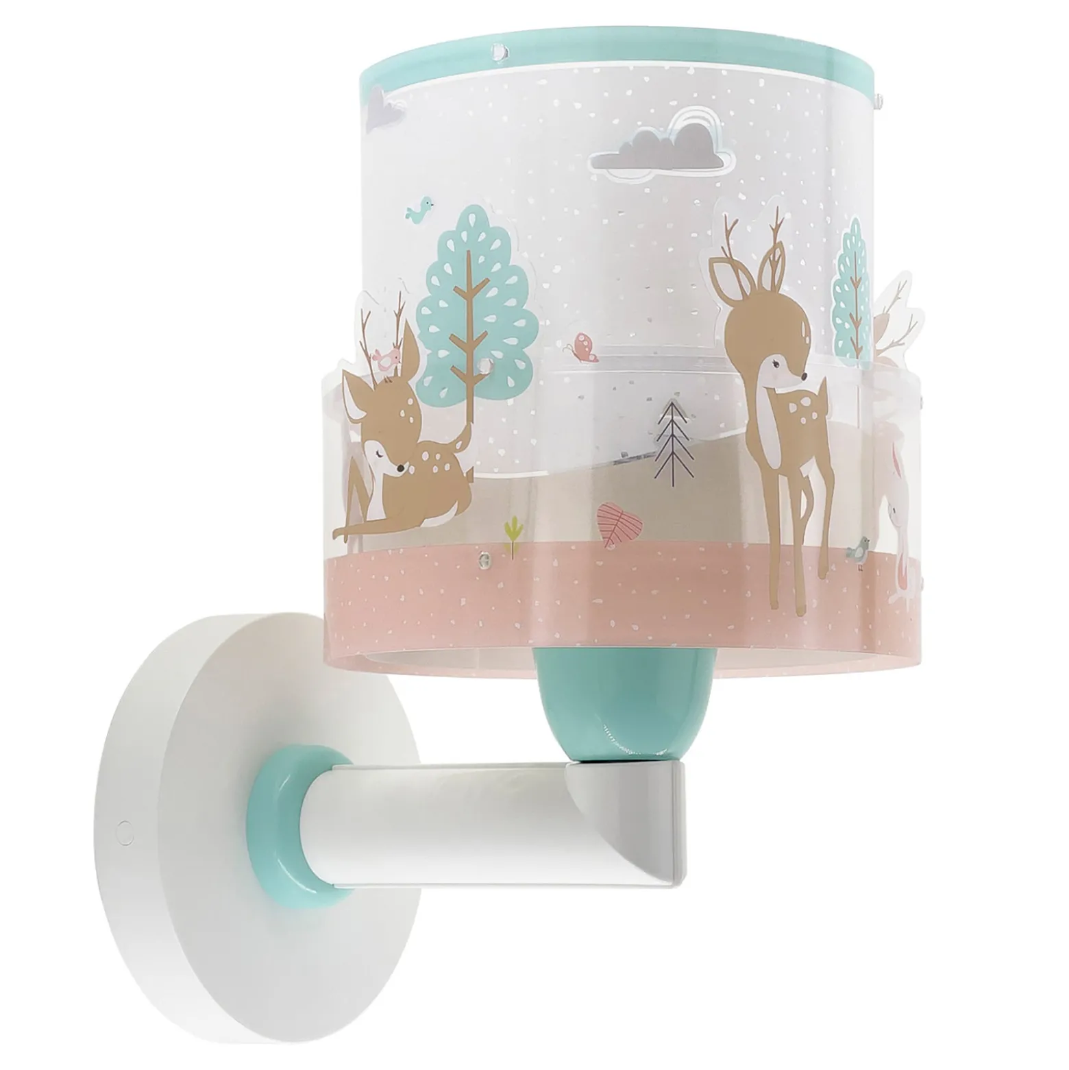 Dalber lasten seinävalaisin Loving Deer, peura-aihe, pistotulppa