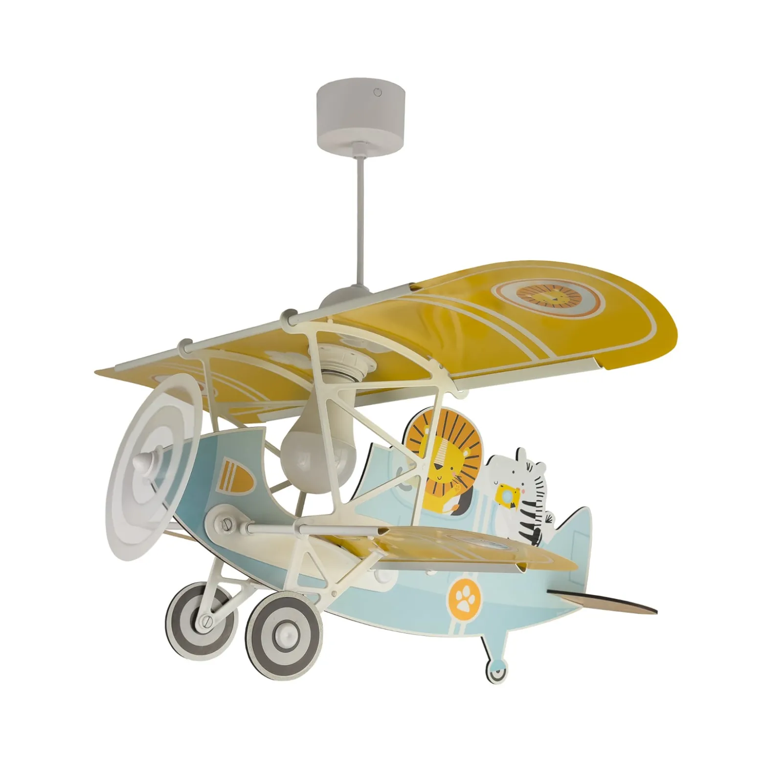Dalber-riippuvalaisin Lion Plane, värikäs, puu/muovi
