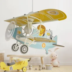 Dalber-riippuvalaisin Lion Plane, värikäs, puu/muovi