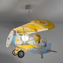 Dalber-riippuvalaisin Lion Plane, värikäs, puu/muovi
