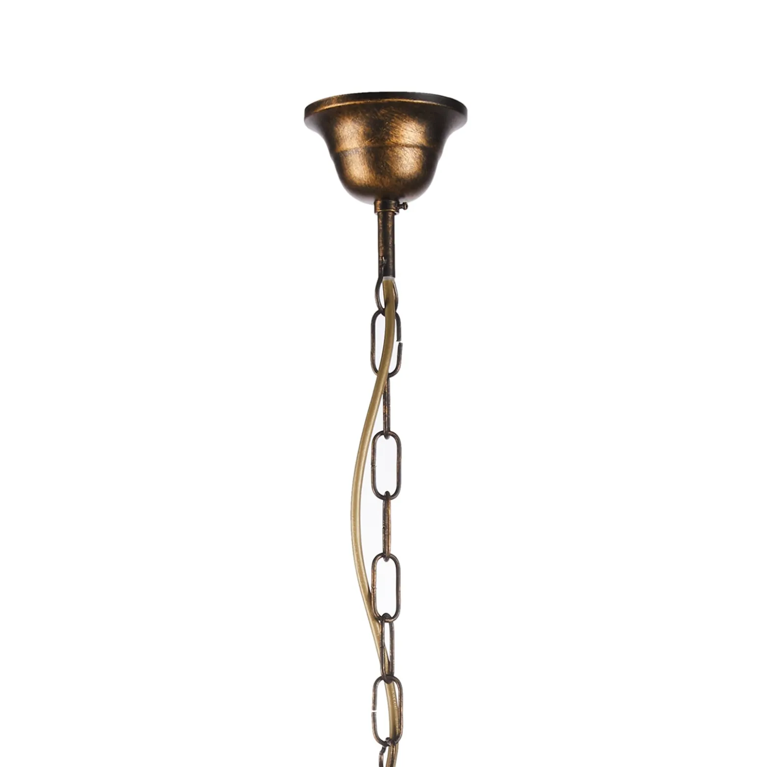 Delia kattokruunu, pronssinvärinen, 5 valoa, Ø 68 cm